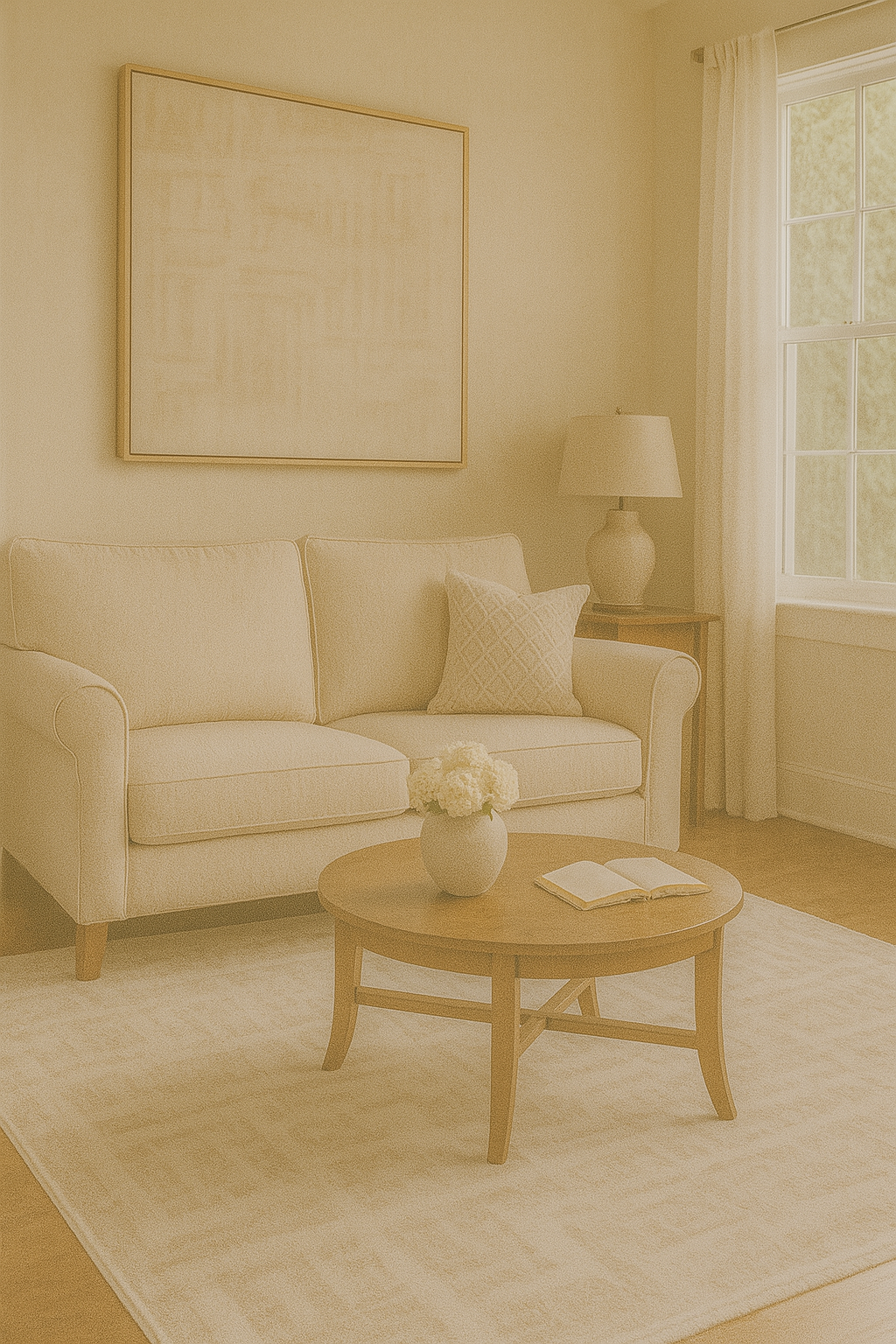 Florya Prisma – Mjuk Matta med Ton-i-Ton Geometriskt Mönster för Elegant Inredning