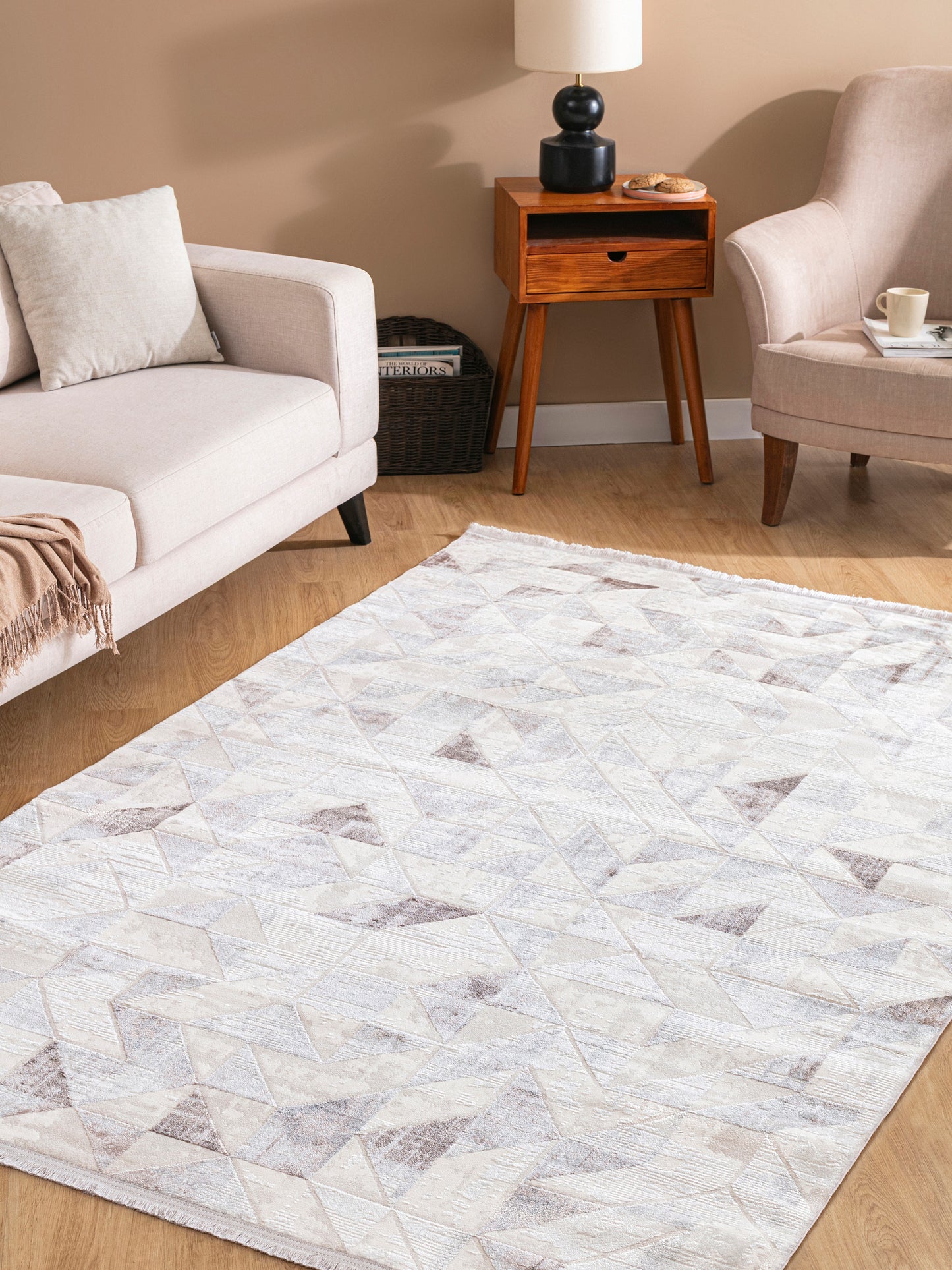 Eyfel StenMosaik – Geometrisk konst i naturens toner