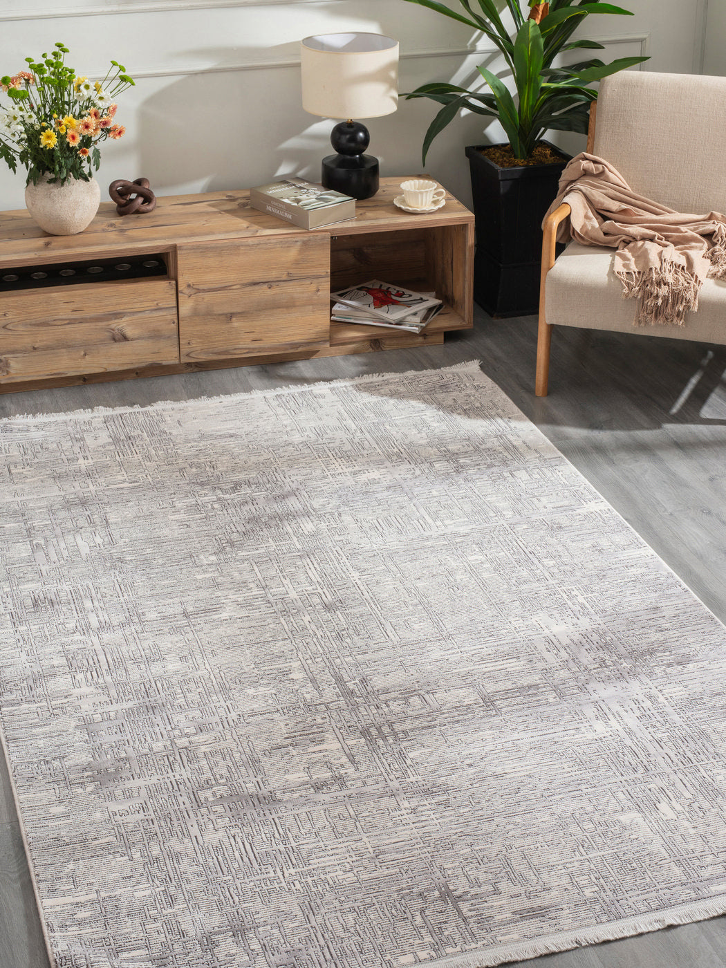 Marsilya GråMosaik – Modern struktur i dämpad elegans