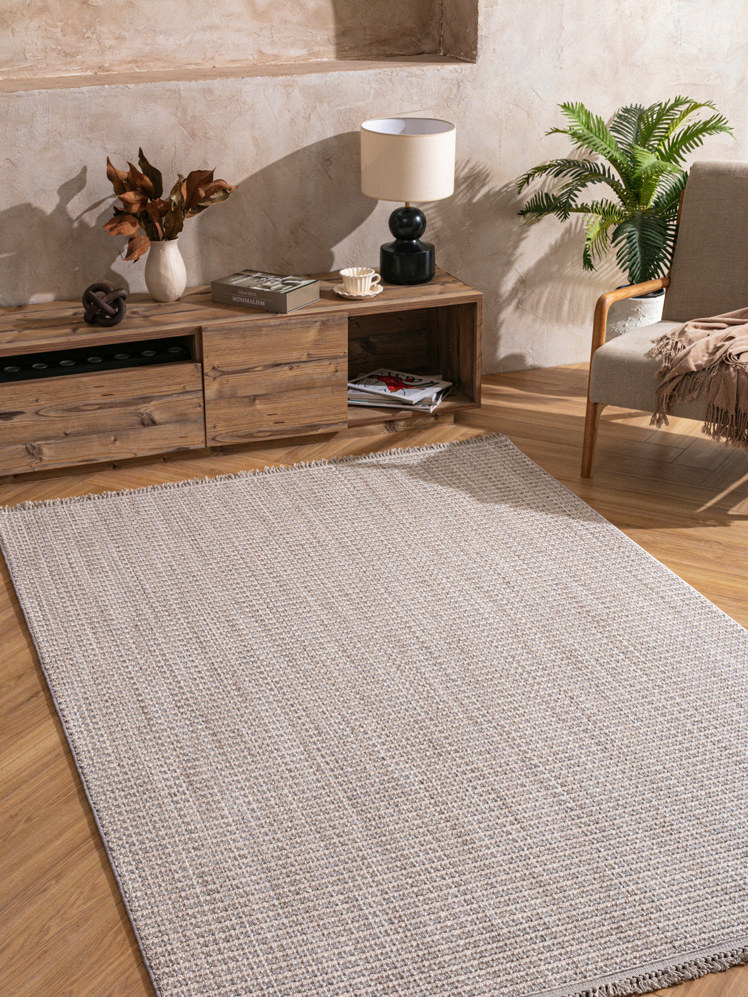 Touch Waveline – Stilren Matta med Texturerad Glans