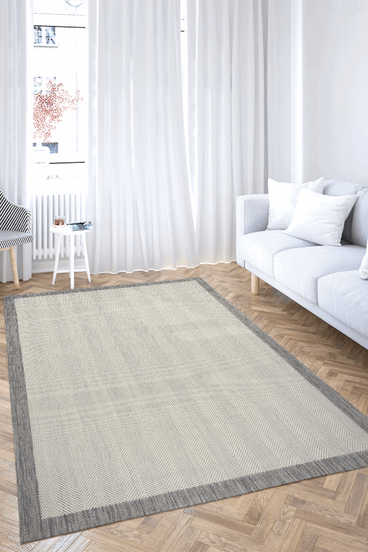 Asia Light – Modern Ljus Texturmönstrad Matta i Beige och Grå Toner för Stilrena Hem