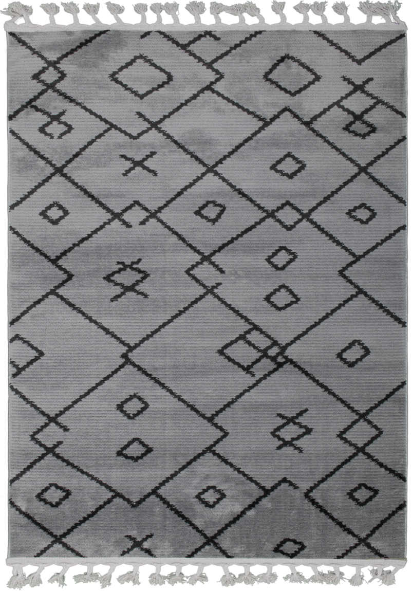 Lotus Medina – Dammfri Matta med Klassiska Marockanska Mönster och Fransar