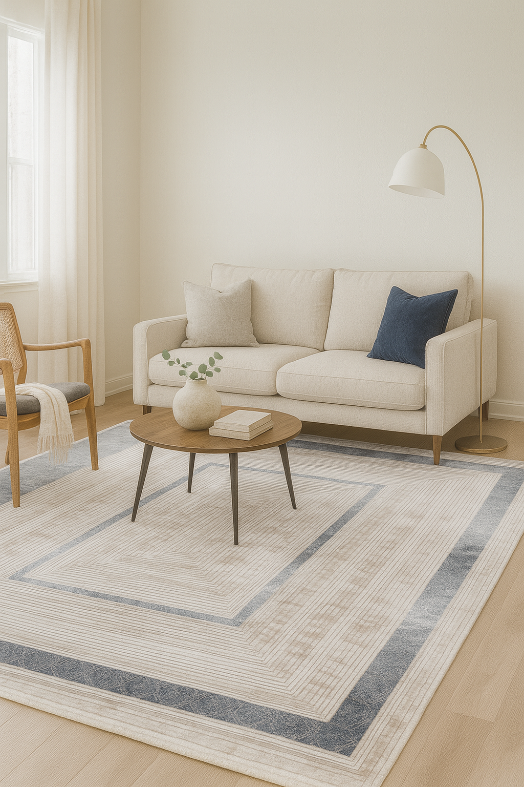 Nazenin GeoMist – Grafisk precision med mjuka kontraster