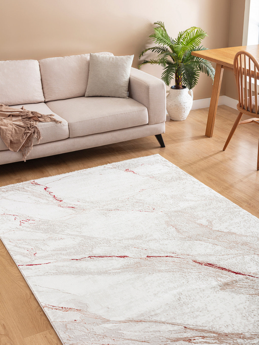 Favor Echo – Naturinspirerad Marmordesignmatta för Moderna Hem