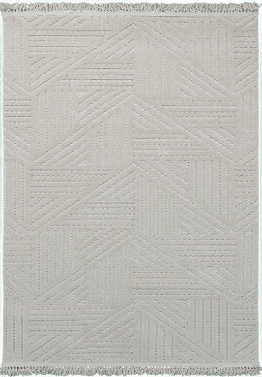 Tokyo Natt – Dammfri Matta med Tidlös Geometrisk Design och Mjuk Textur