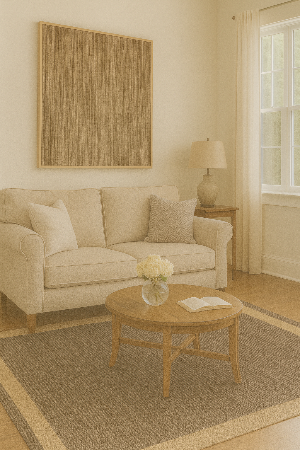 Asia Silence – Vävd Matta i Naturliga Bruntoner med Tidlös Textur och Modern Design