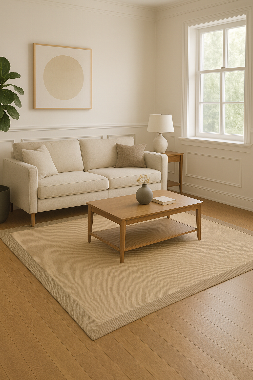 Asia Nature – Vävd Matta i Naturliga Bruntoner med Tidlös Textur och Modern Design