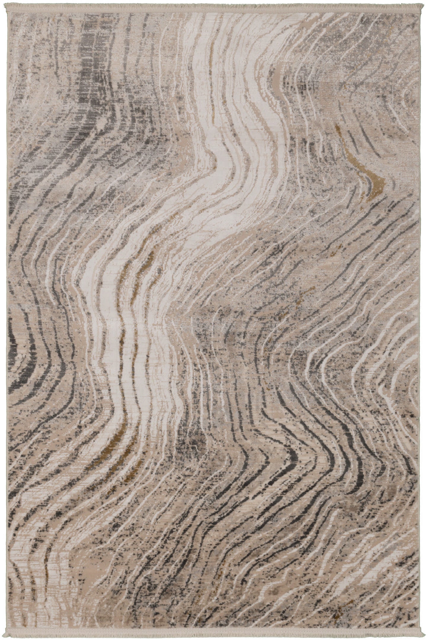 Cristal FlödeBeige – Naturens rörelse fångad i textil