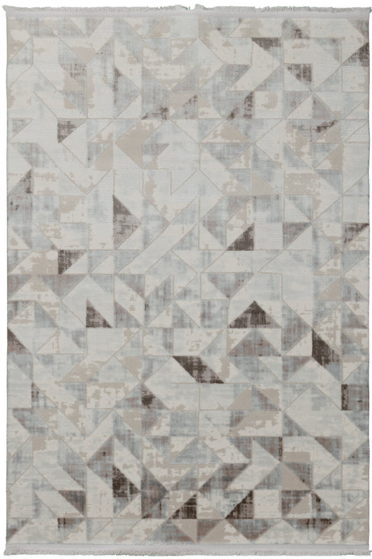 Eyfel StenMosaik – Geometrisk konst i naturens toner