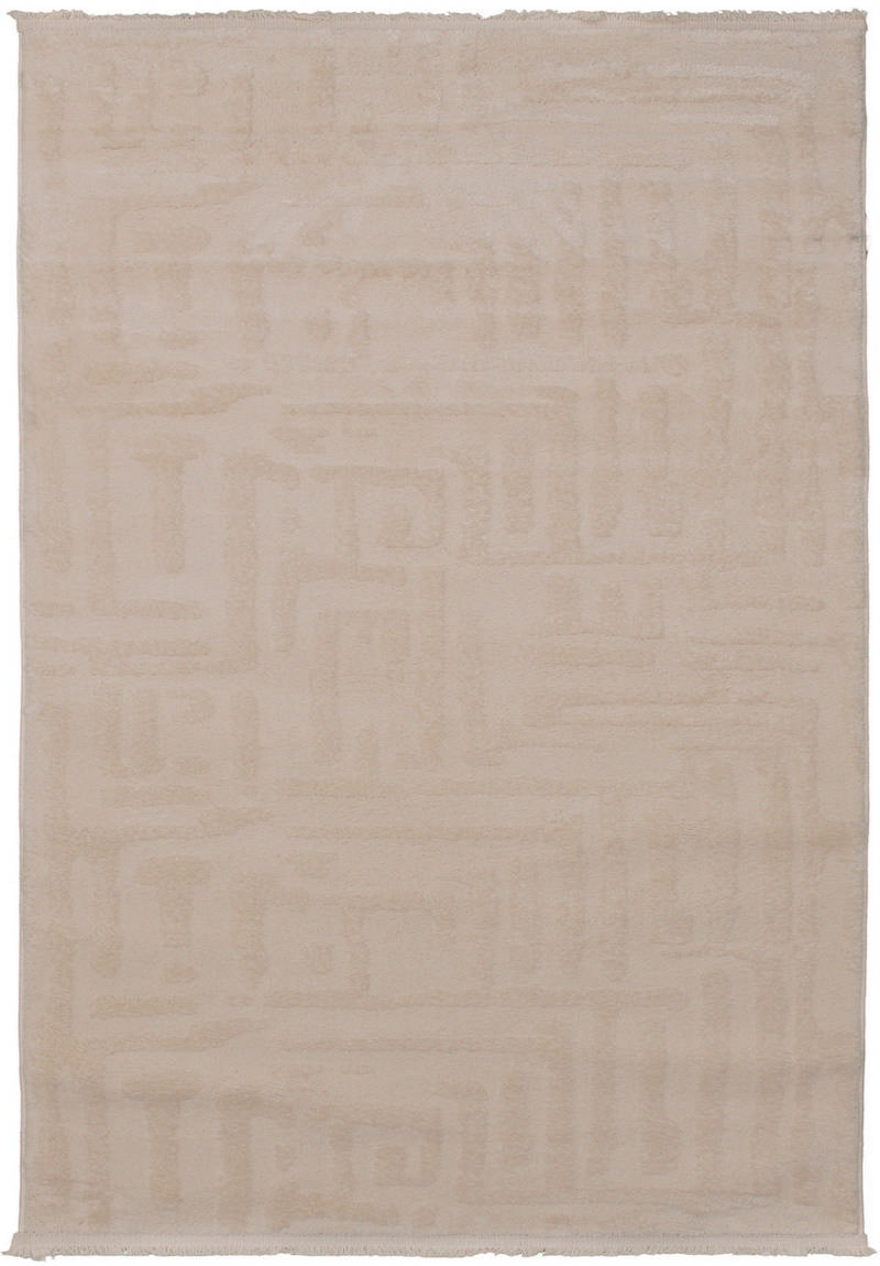 Florya Prisma – Mjuk Matta med Ton-i-Ton Geometriskt Mönster för Elegant Inredning