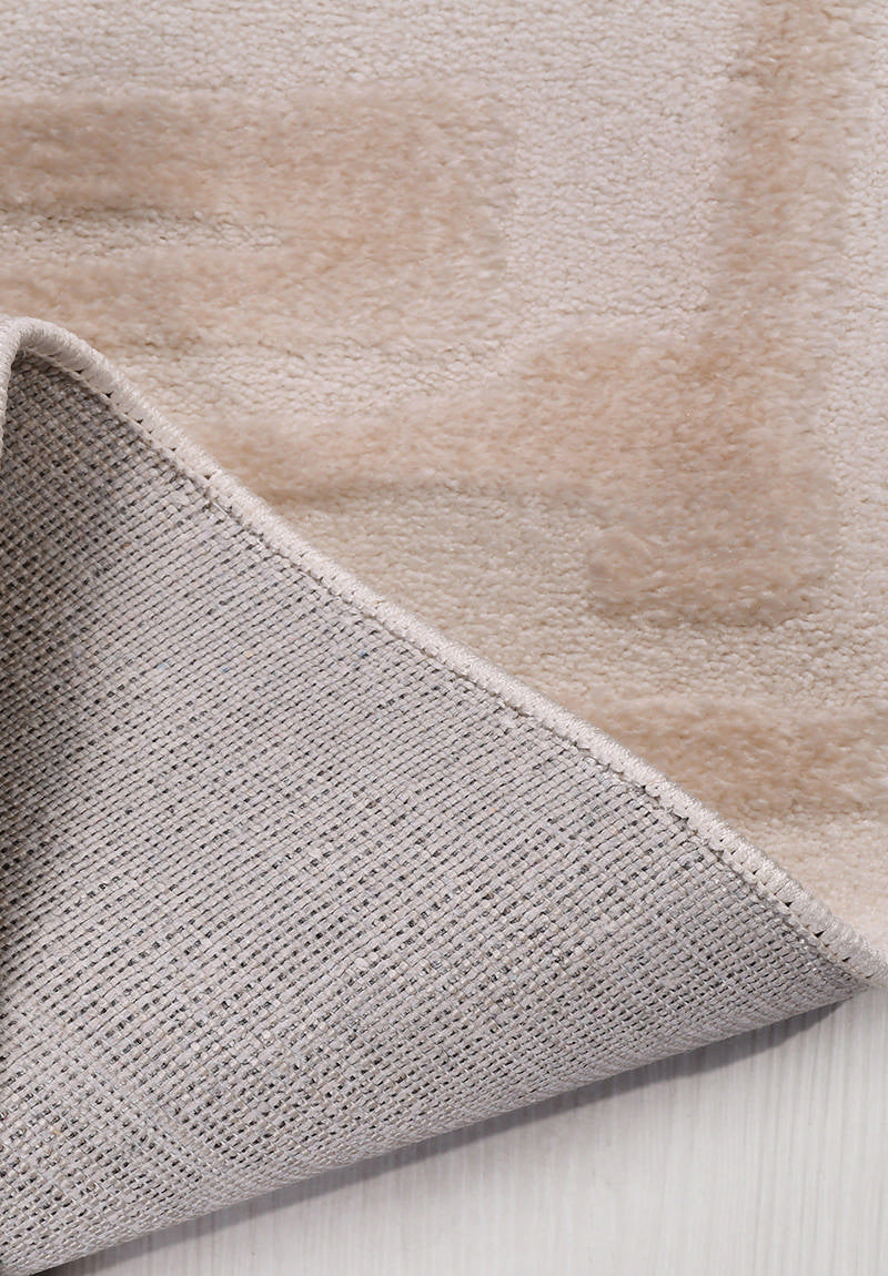 Florya Prisma – Mjuk Matta med Ton-i-Ton Geometriskt Mönster för Elegant Inredning