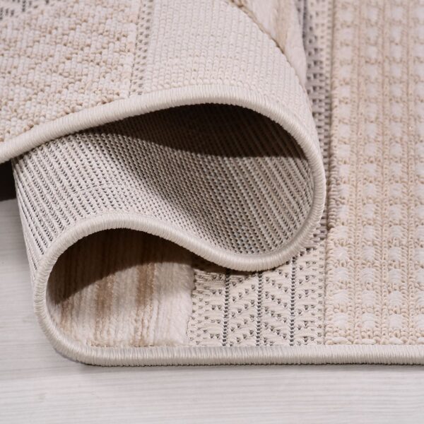 Izmir Canyon – Naturinspirerad Dammtät Matta med Fransar