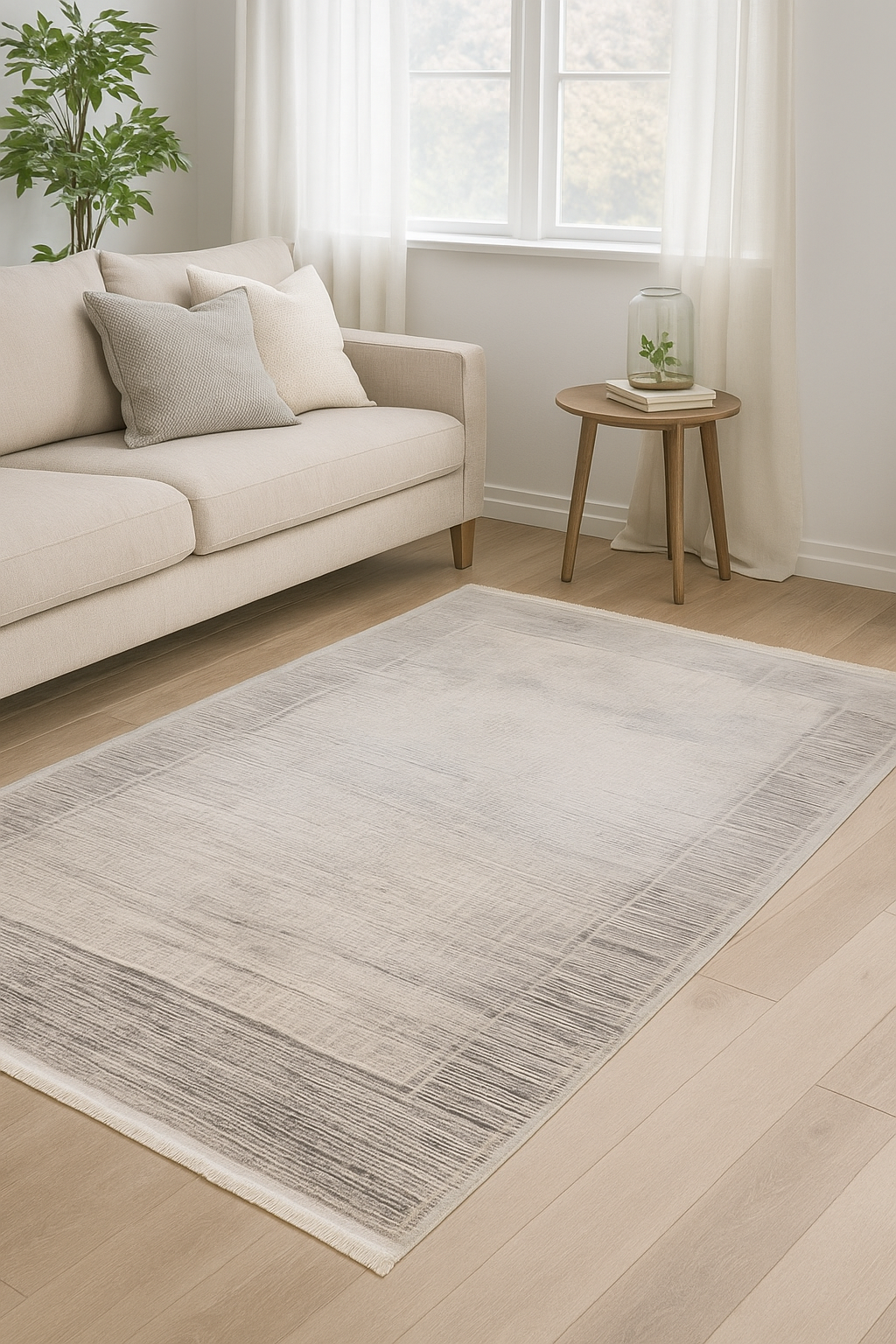 Jakarta Daggskift – En harmonisk blandning av svala gråtoner och modern textur