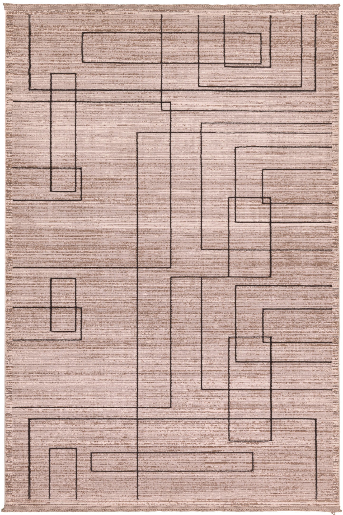 Jasmin BrunLinjär – Geometrisk balans i varm nyans