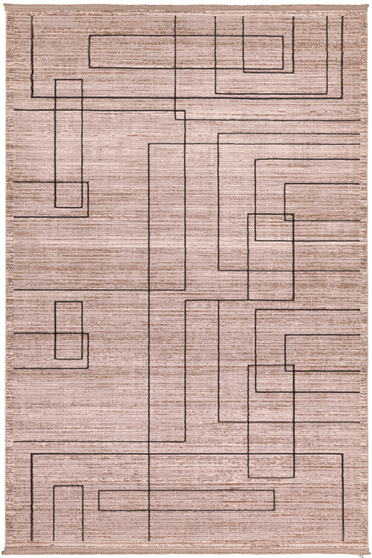 Jasmin BrunLinjär – Geometrisk balans i varm nyans