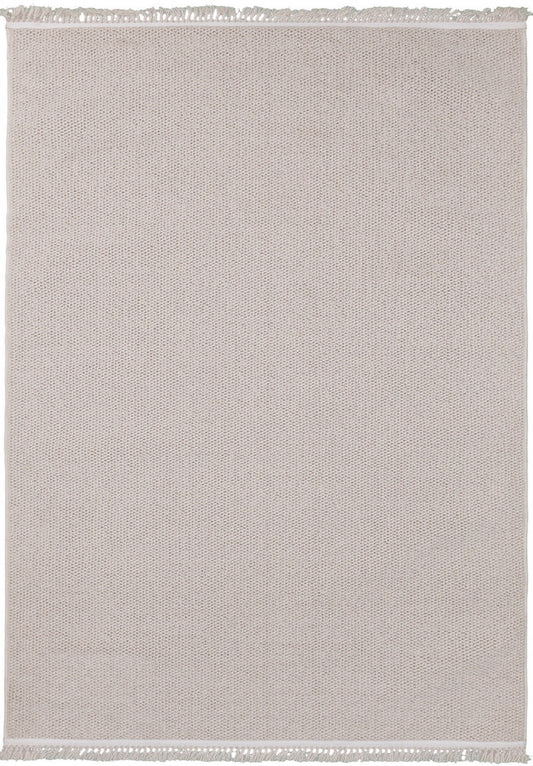 Selanik Nova – Handvävd Skandinavisk Matta med Fransar och Stilren Känsla