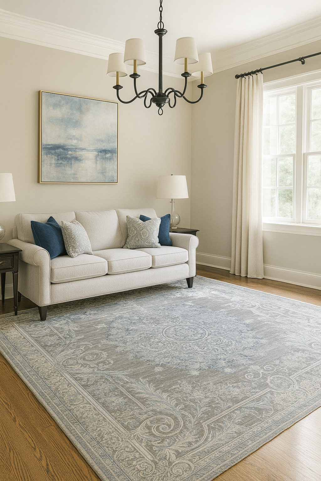 Thema Skymönster – Ett harmoniskt djup i naturliga gråtoner