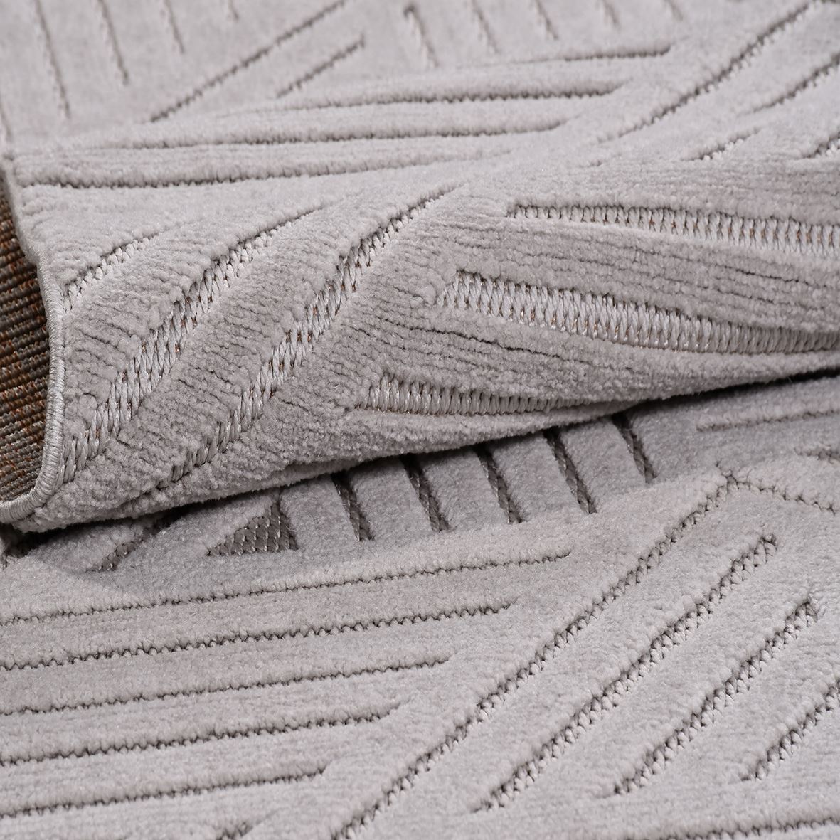 Tokyo Grafit – Dammfri Matta med Geometrisk Textur och Elegant Lyster